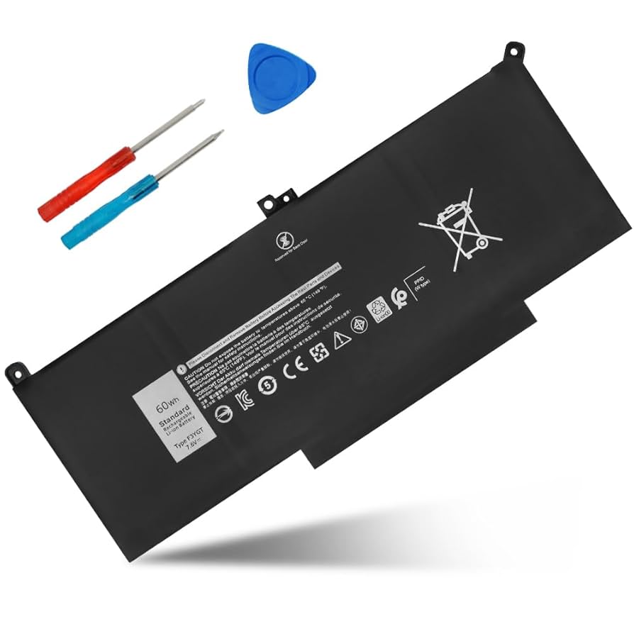 Dell 60Wh バッテリー KG7VF F3YGT 60WH F3YGT Laptop Battery Compatible with Dell Latitude 7490